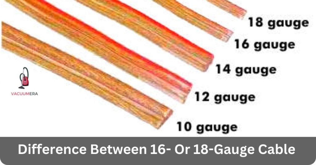 Difference Between 16- Or 18-Gauge Cable