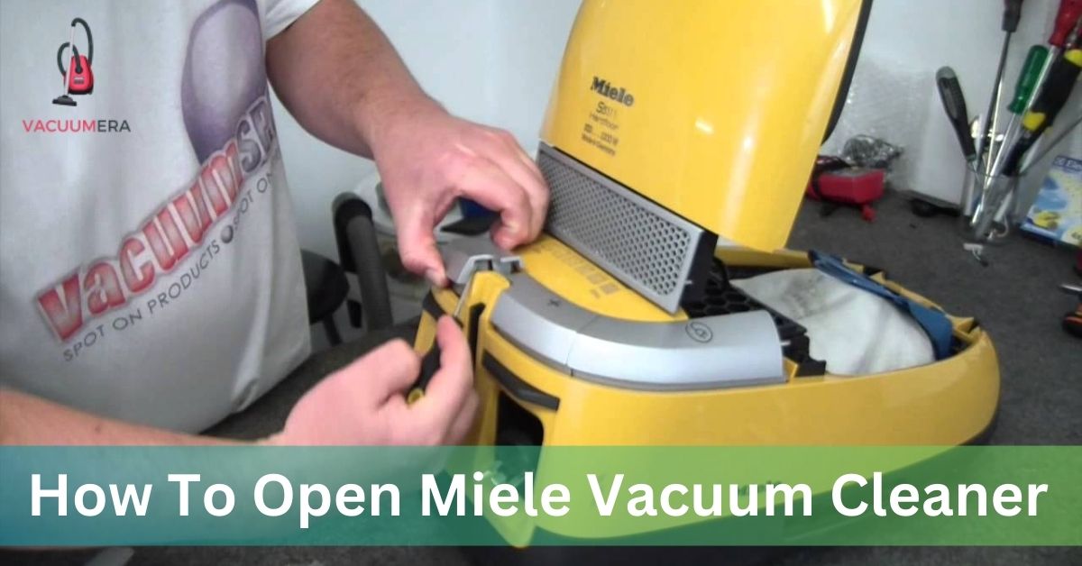 How To Open Miele Vacuum Cleaner