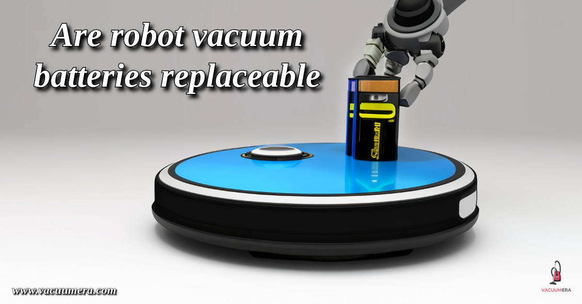 robot vacuum batteries replaceable