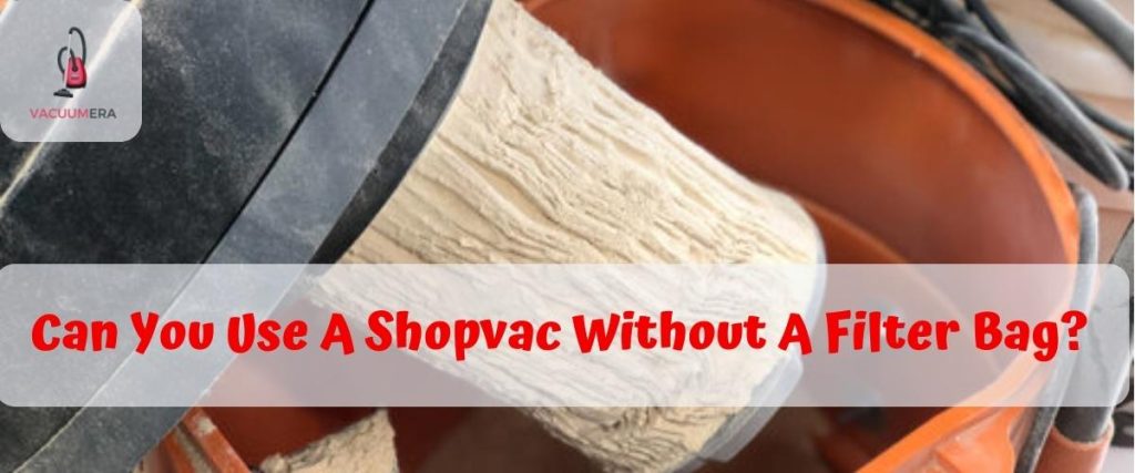Operating a Shopvac Without a Filter Bag